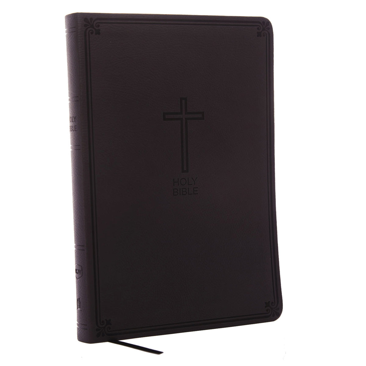 NKJV Value Thinline Large Print Red Letter Charcoal (Comfort Print)(Imitation Leather)