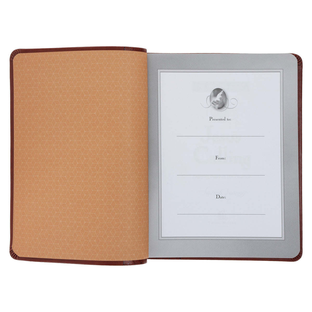 Jesus Calling: Enjoying Peace in His Presence Deluxe Edition (Imitation Leather)