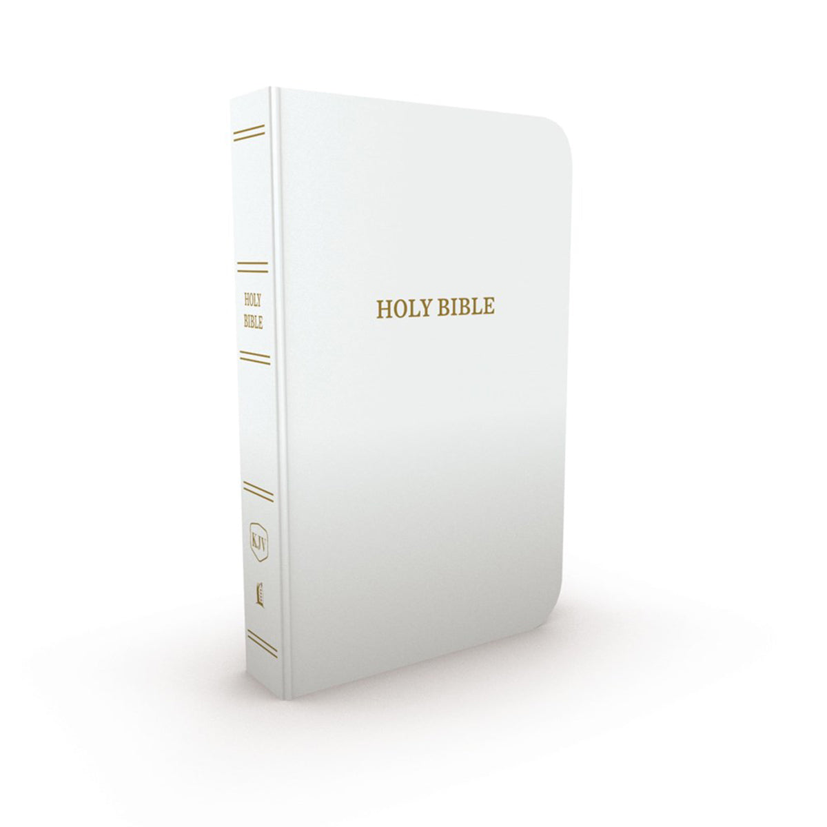 KJV White Imitation Leather Gift & Award Bible Red Letter Edt Comfort Print