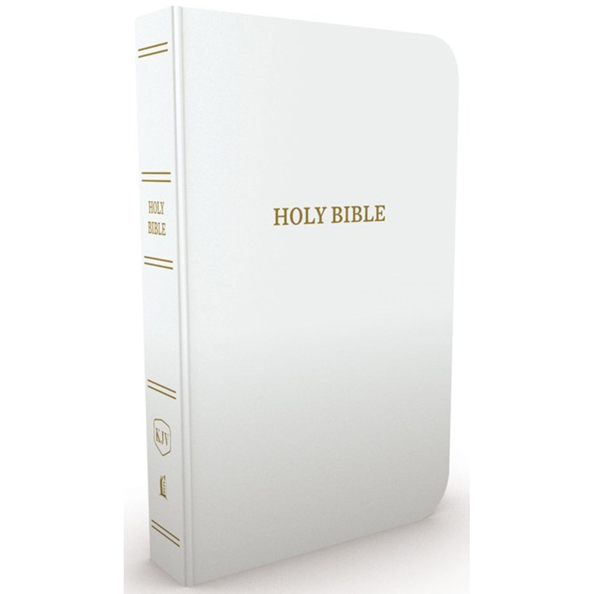 KJV White Imitation Leather Gift & Award Bible Red Letter Edt Comfort Print