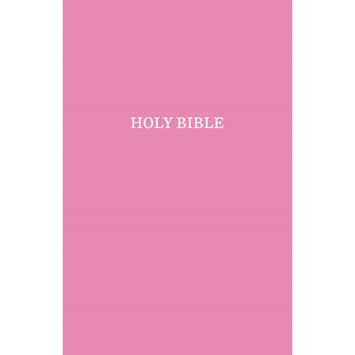 KJV Pink Imitation Leather Gift & Award Bible Red Letter Edt Comfort Print