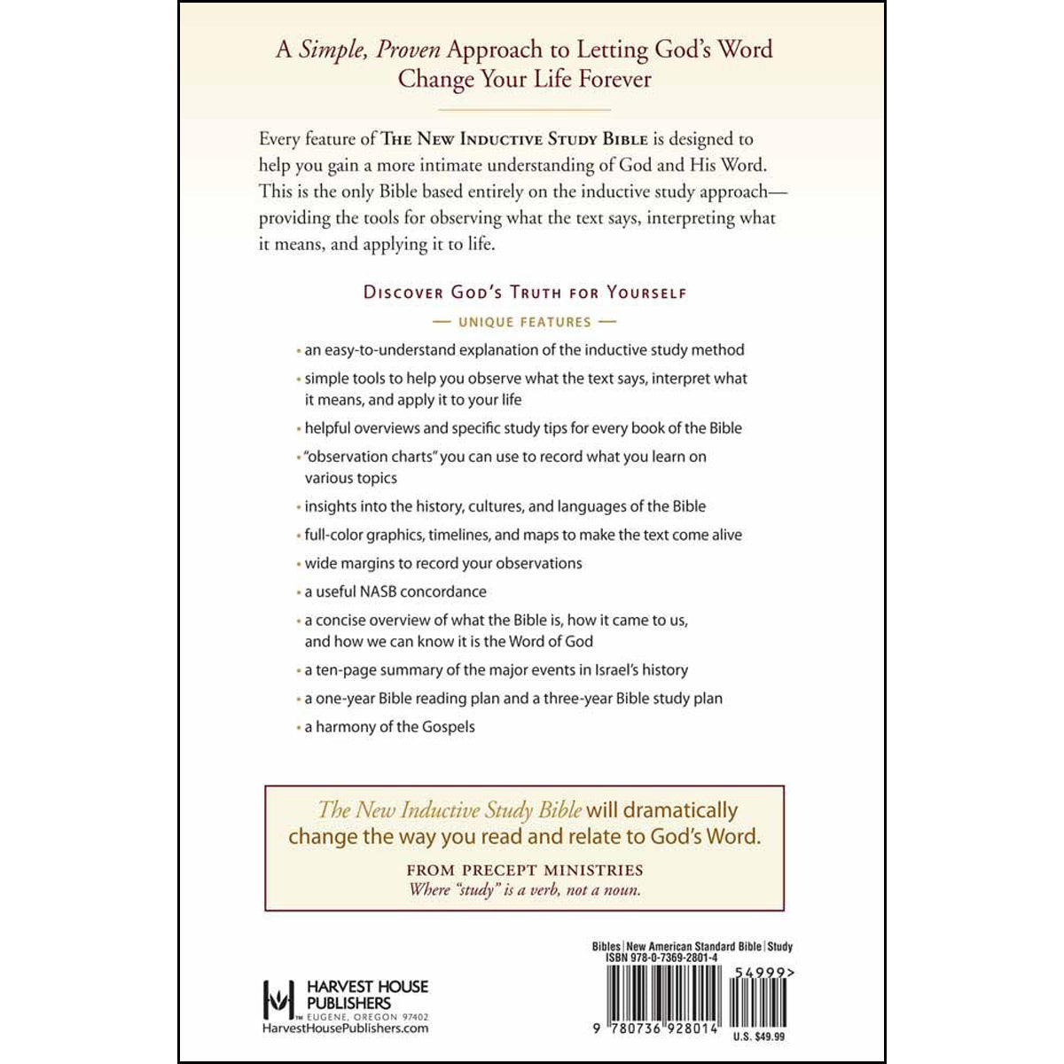 NASB New Inductive Study Bible Milano (Hardcover)