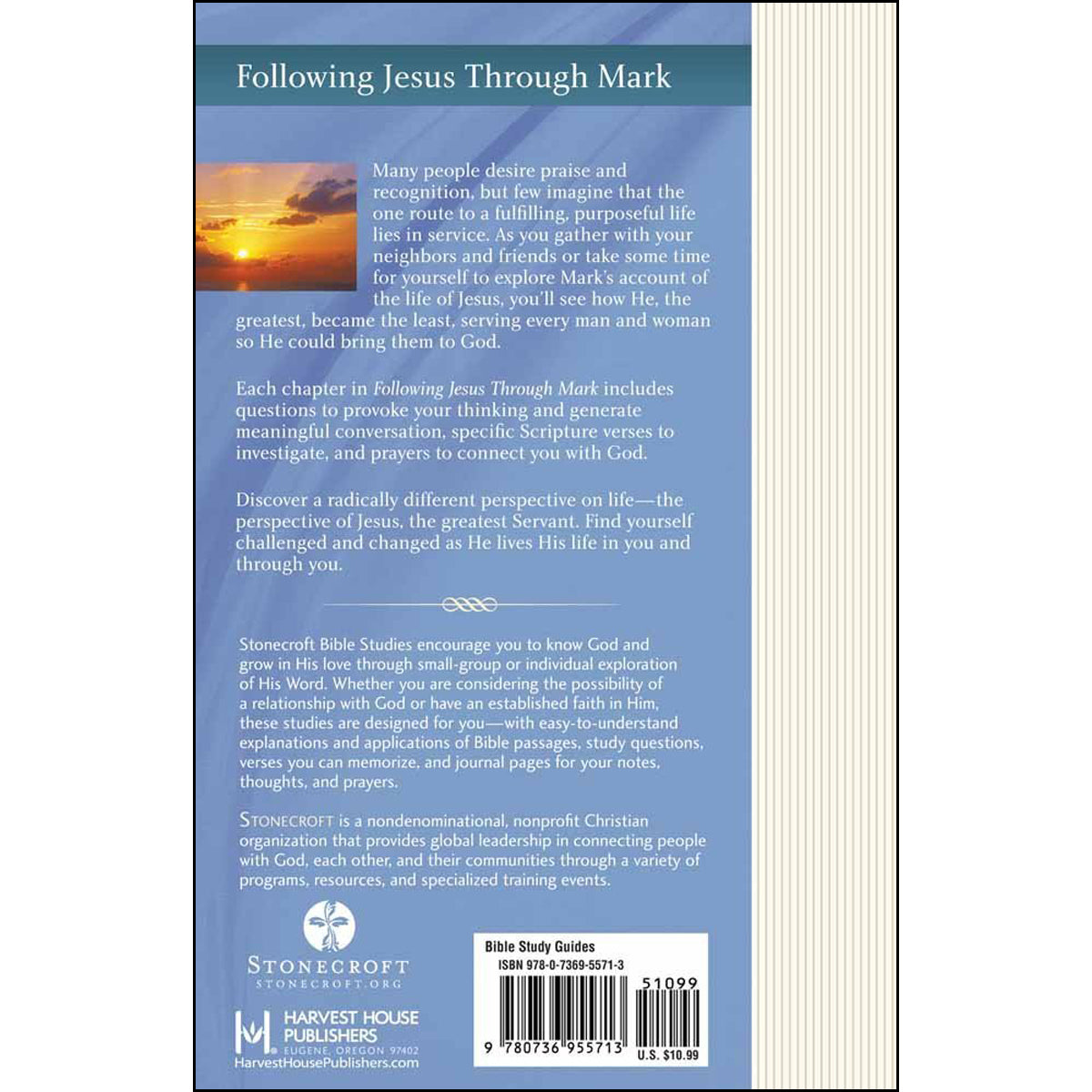 Following Jesus Through Mark (Stonecroft Bible Studies)(Paperback)