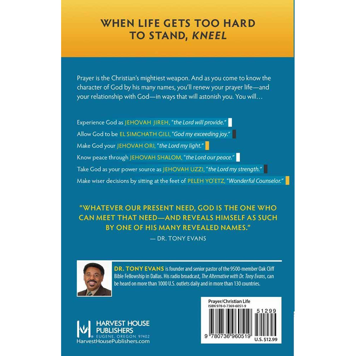 Praying Through The Names Of God (Paperback)