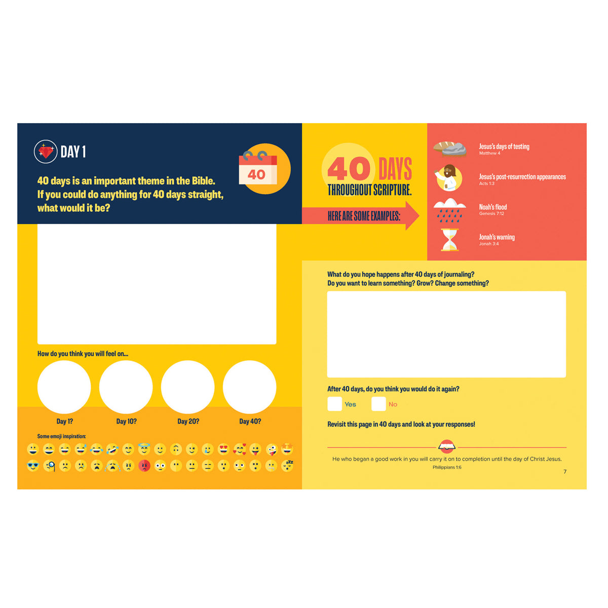 Bible Infographics for Kids Adventure Journal: 40 Faith-tastic Days to Journey with Jesus PB