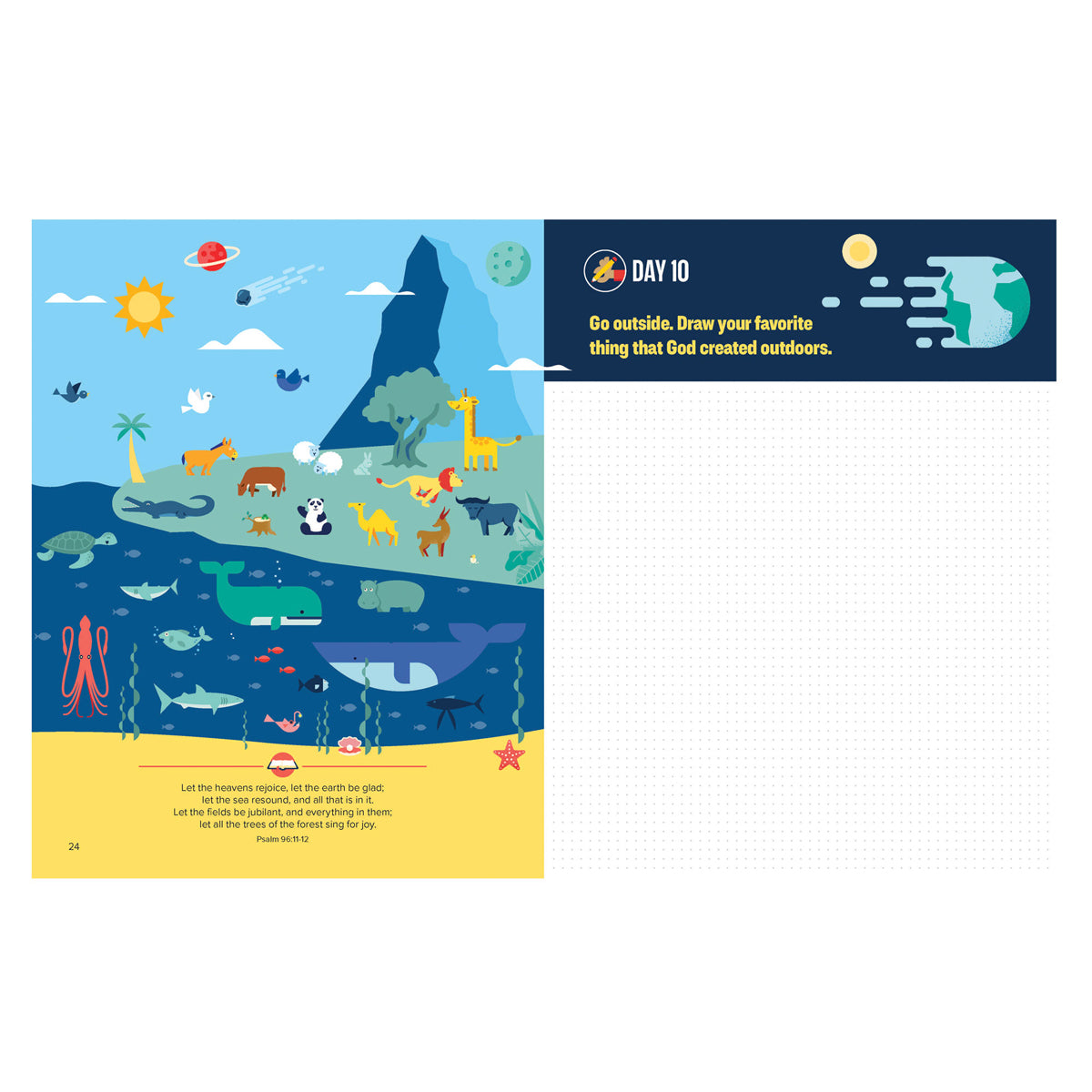 Bible Infographics for Kids Adventure Journal: 40 Faith-tastic Days to Journey with Jesus PB