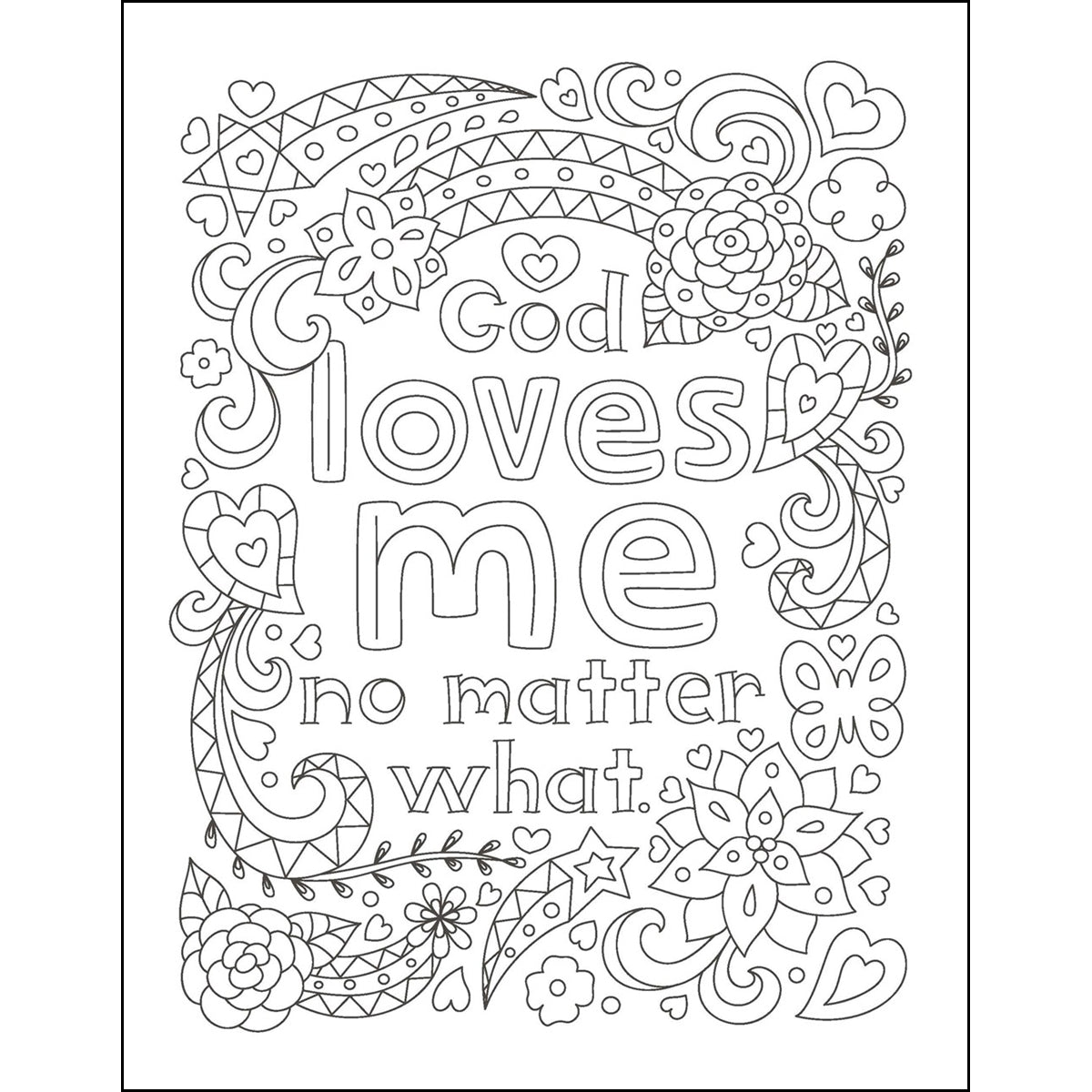 The Power Of A Praying Girl Coloring Book (Paperback)