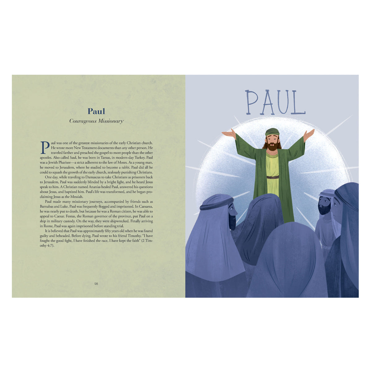 Courageous & Bold Bible Heroes: 50 True Stories of Daring Men & Women of God HC