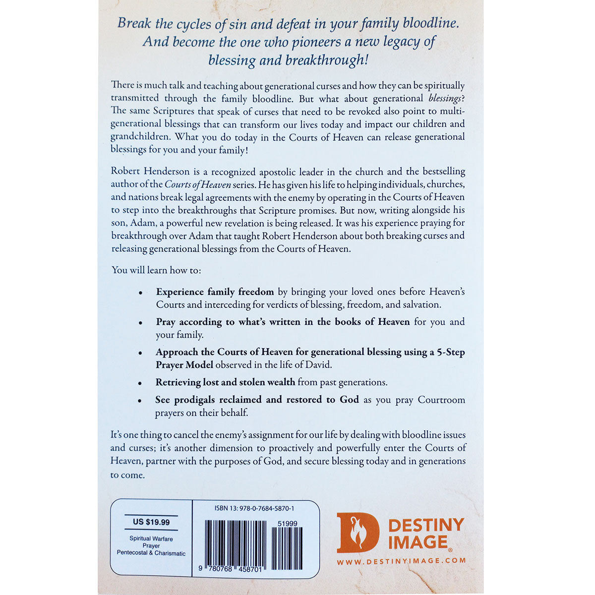 Receiving Generational Blessings From The Courts Of Heaven (Paperback)