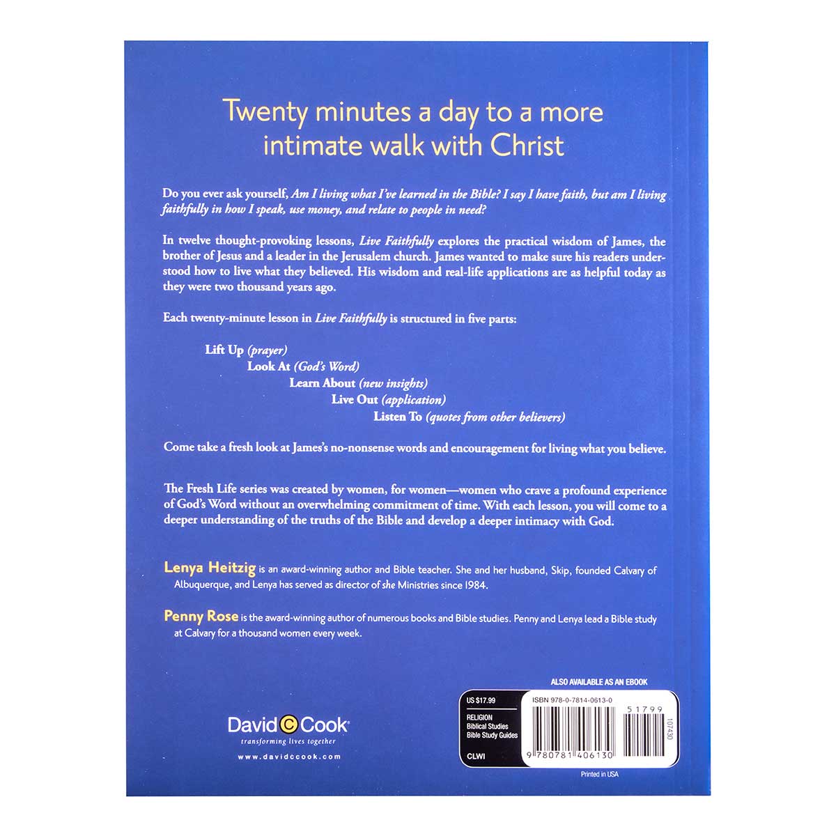 Live Faithfully (Fresh Life Series)(Paperback)