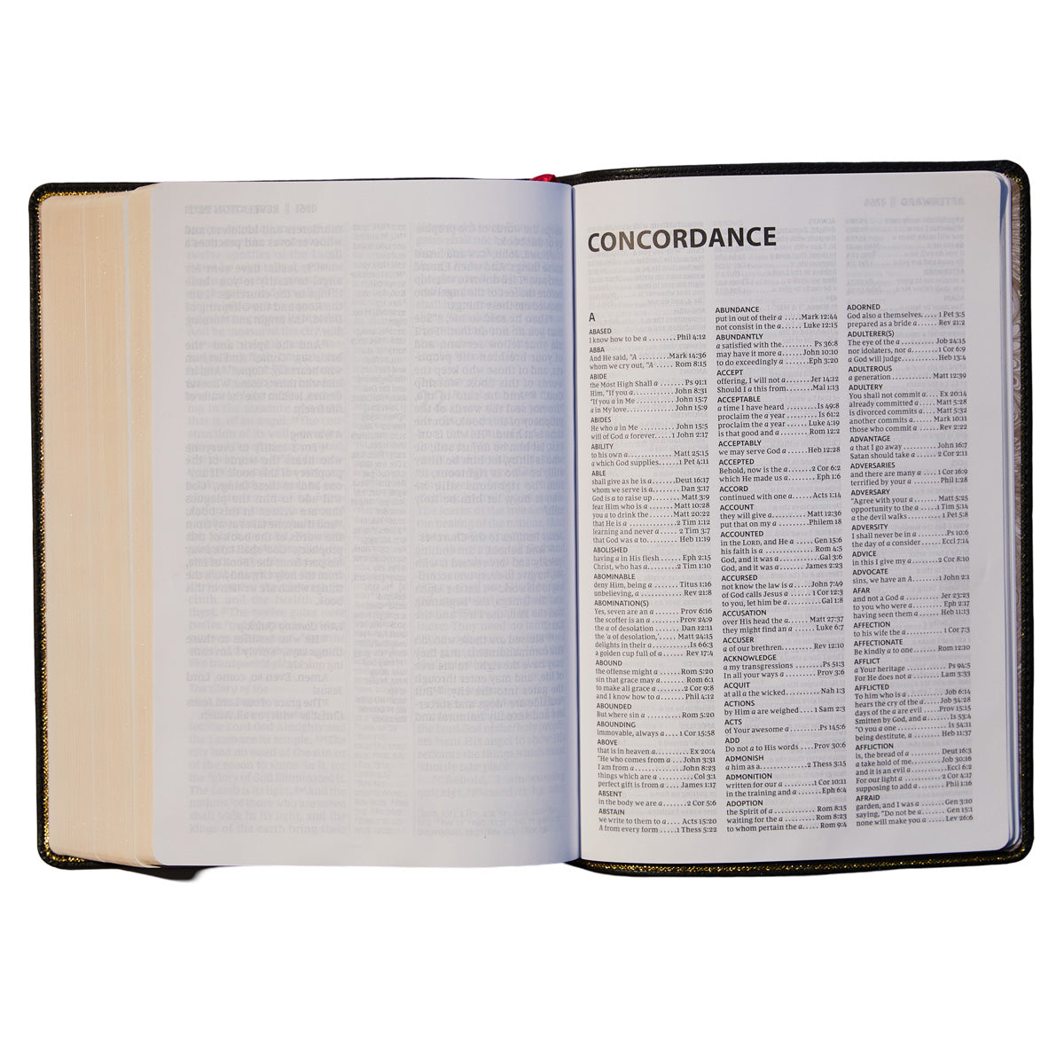 NKJV Ref Bible Center Column Red Letter Giant Print Burgundy (Imitation Leather)