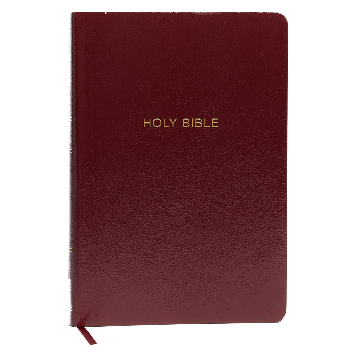 NKJV Ref Bible Center Column Red Letter Giant Print Burgundy (Imitation Leather)
