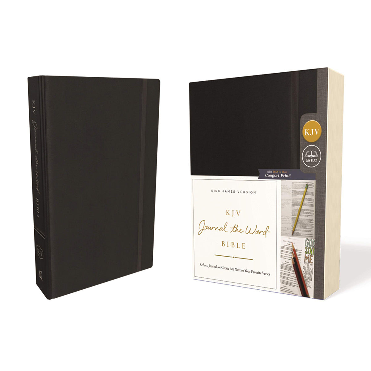 KJV Journal: The Word Bible Red Letter Black (Comfort Print)(Hardcover)