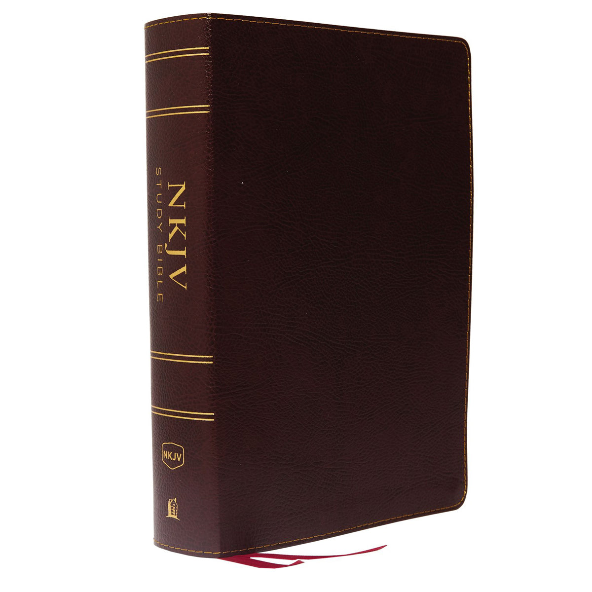 NKJV Study Bible Full Color Ed Burgundy (Comfort Print)(Imitation Leather)