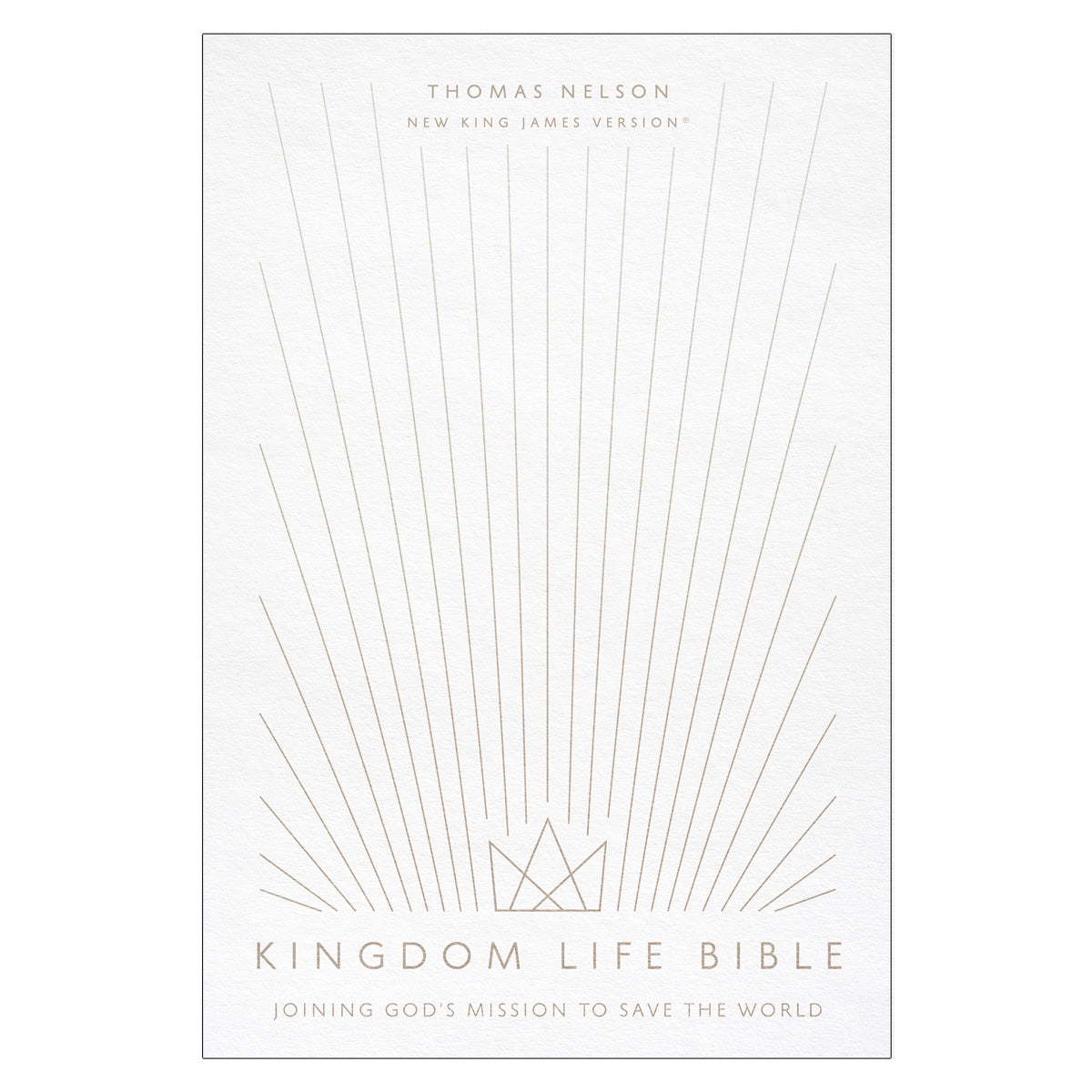 NKJV White Hardcover Kingdom Life Bible Comfort Print