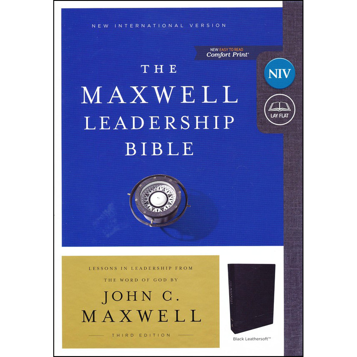 NIV Maxwell Leadership Bible 3rd Ed Black (Comfort Print)(Imitation Leather)