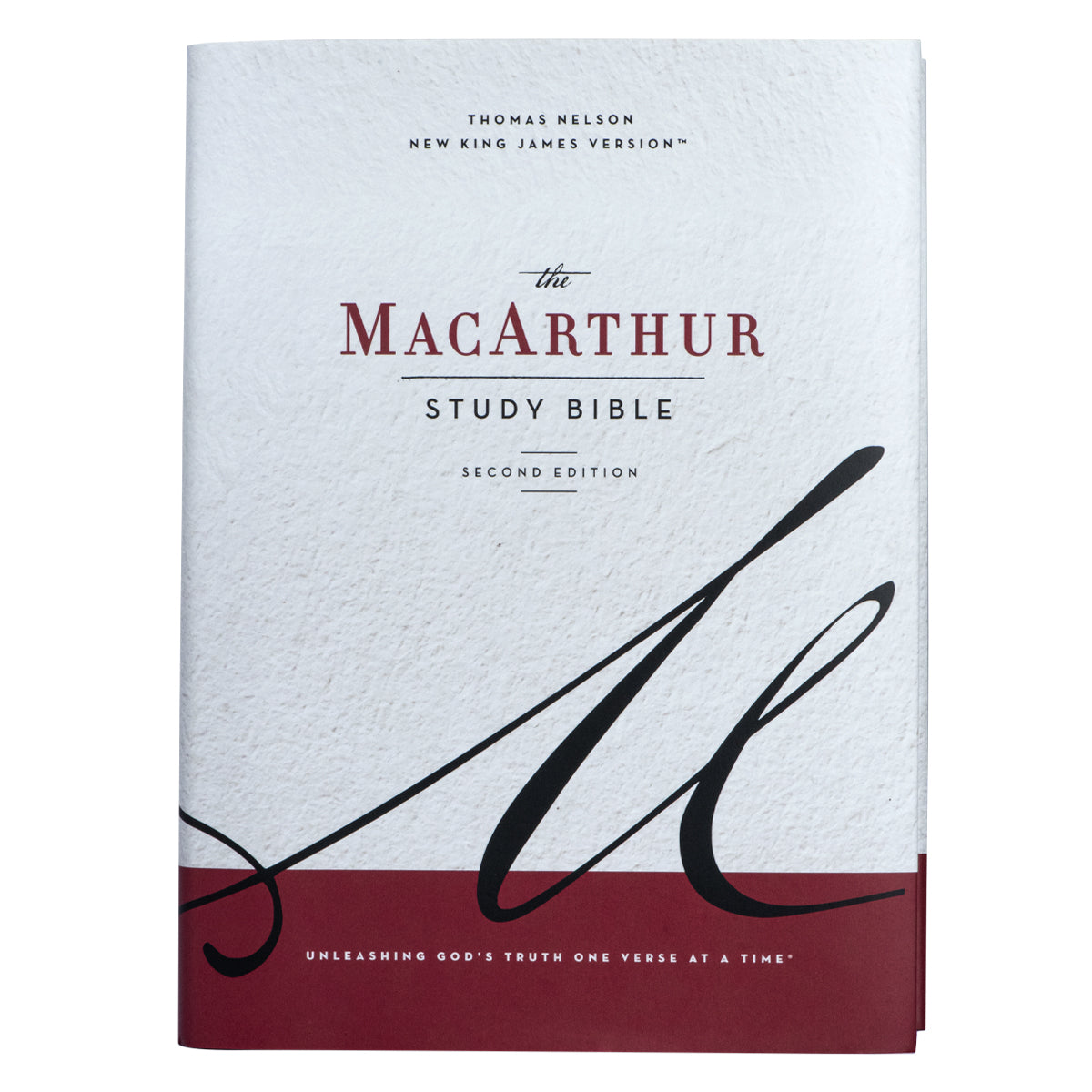 NKJV Macarthur S / Bible 2nd Ed Cloth Over Board Blue (Comfort Print)(Hardcover)