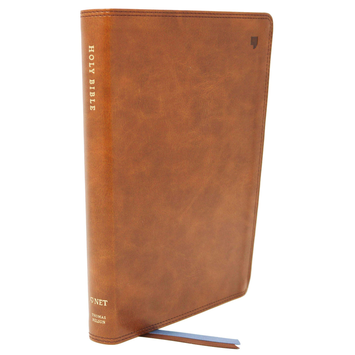 NET Bible Thinline Large Print Brown (Comfort Print)(Imitation Leather)