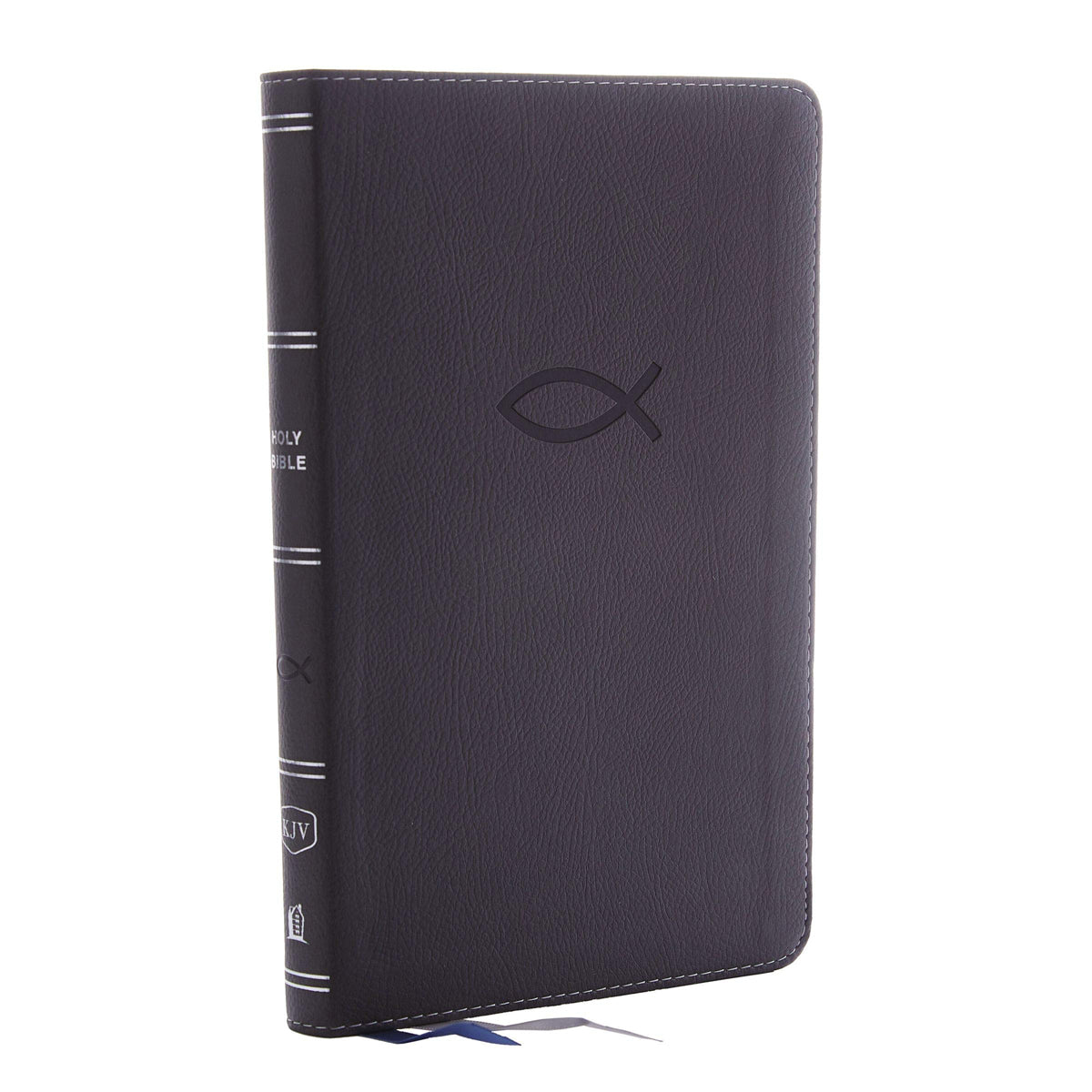 KJV Thinline Bible Youth Edition Red Letter Gray (Comfort Print)(Imitation Leather)