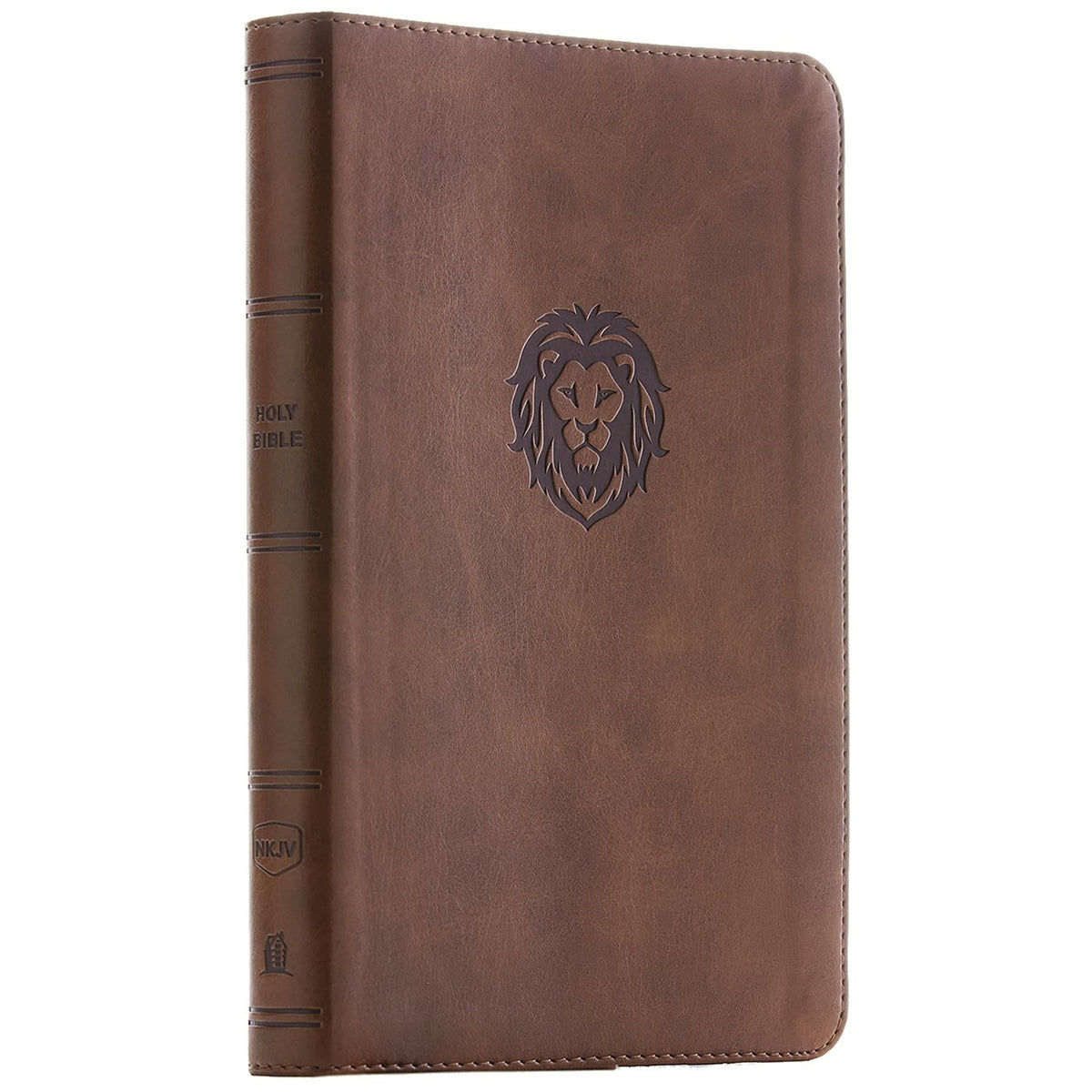 NKJV Thinline Bible Youth Red Letter Brown (Comfort Print)(Imitation Leather)