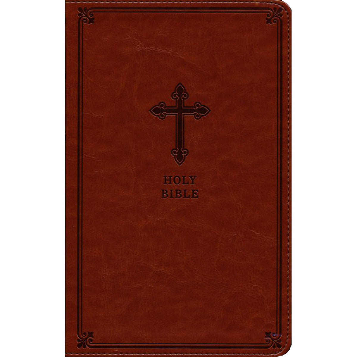 KJV Thinline Bible Red Letter Edition Brown (Comfort Print)(Imitation Leather)