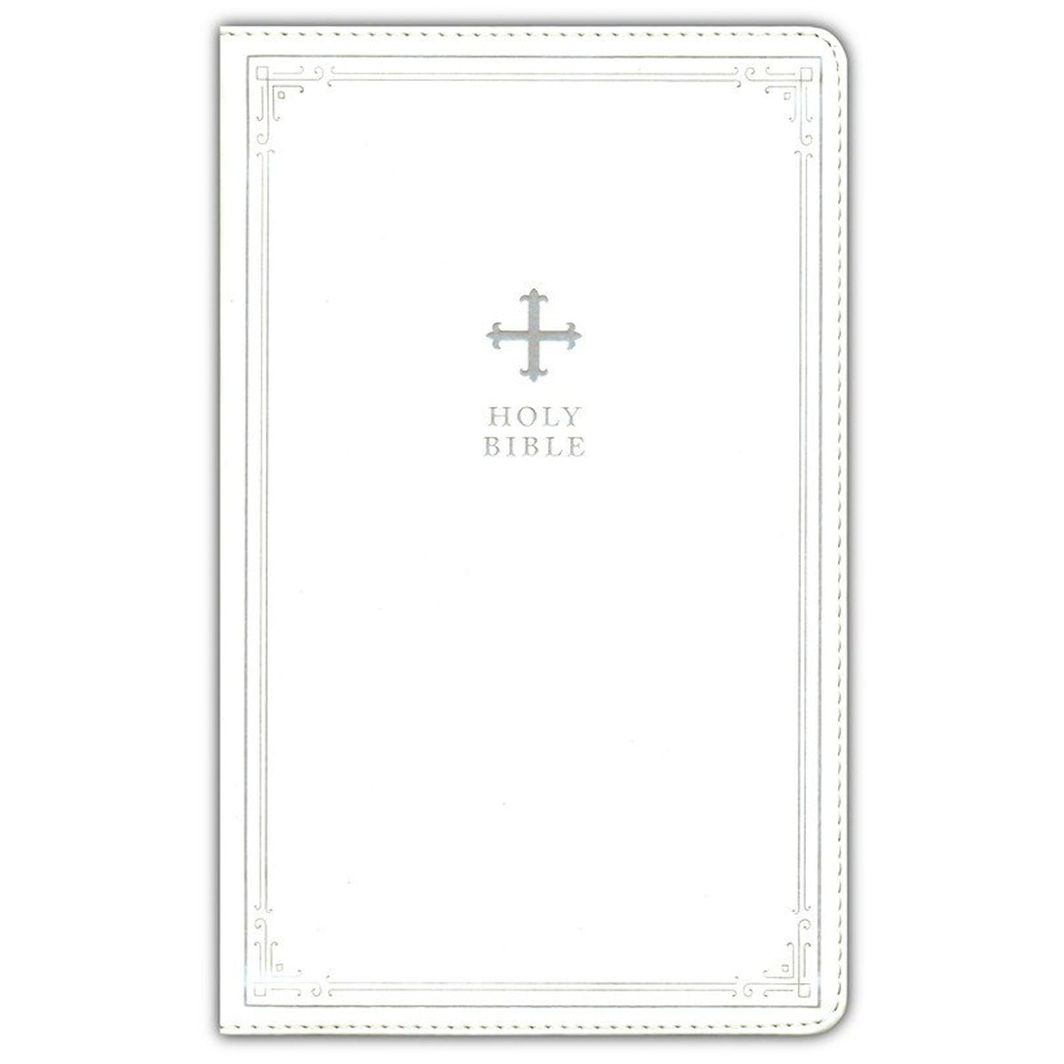 NRSV Catholic Gift Edition White (Comfort Print)(Imitation Leather)