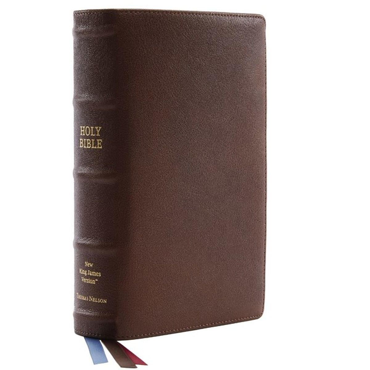 NKJV Ref Single-Column Goatskin Brown (Comfort Print)(Genuine Leather)