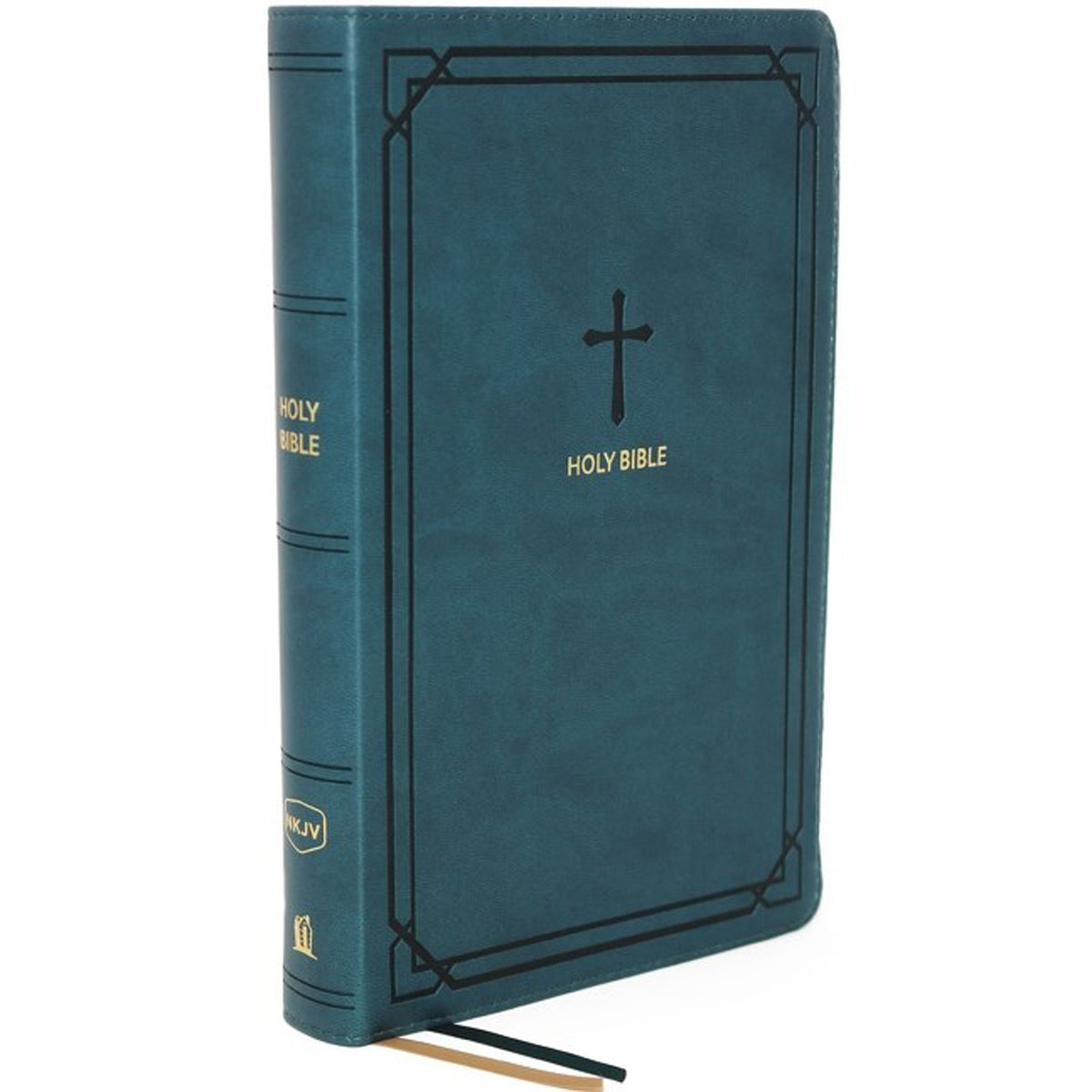 NKJV End Of Verse Compact Reference Bible Red Letter Teal (Comfort Print)(Imitation Leather)