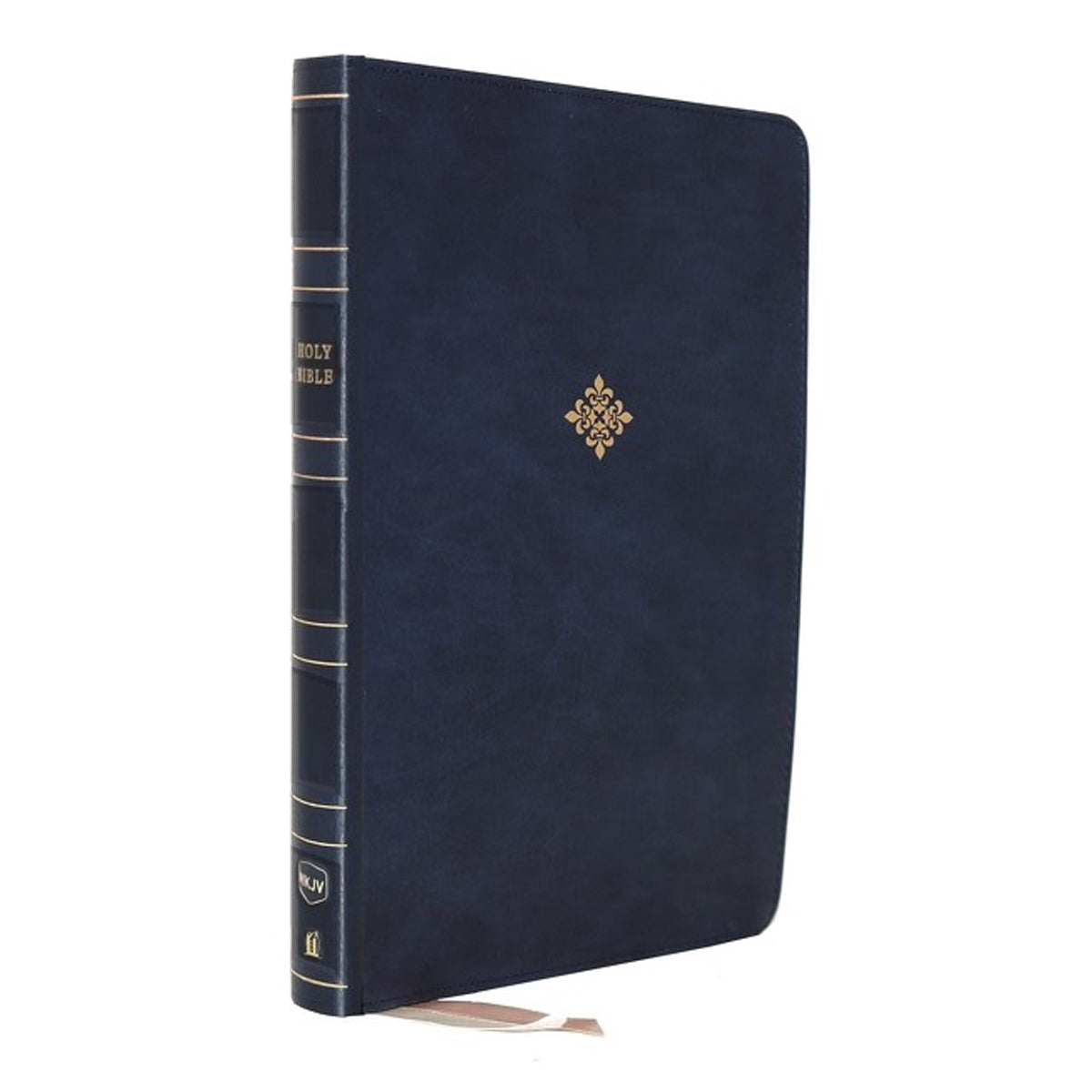 NKJV Reference Bible Center Column Red Letter Giant Print Blue (Comfort Print)(Imitation Leather)