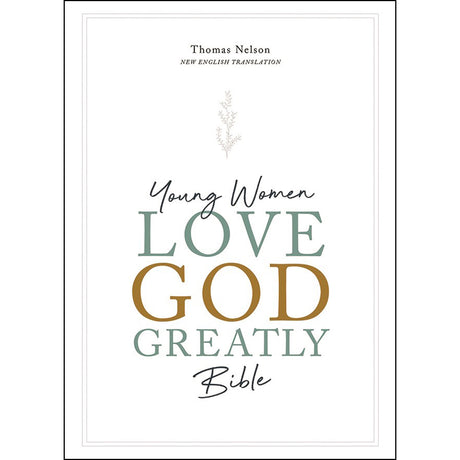 NET Young Women Love God Greatly Bible Cloth Over Board Blue (Comfort Print)(Hardcover)