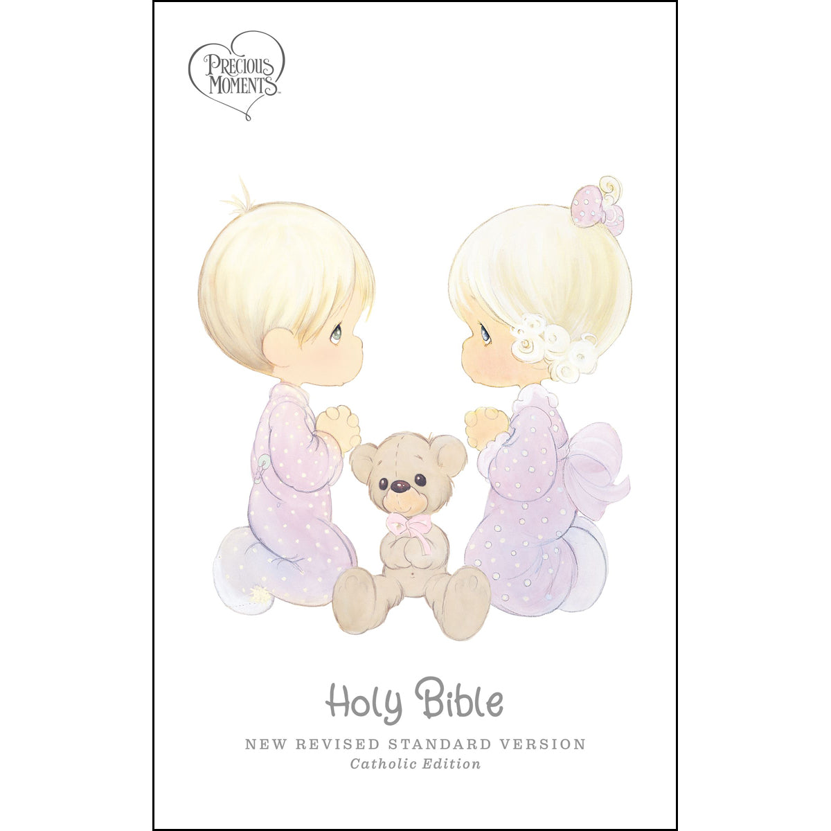 NRSVCE Precious Moments Bible White (Comfort Print)(Imitation Leather)