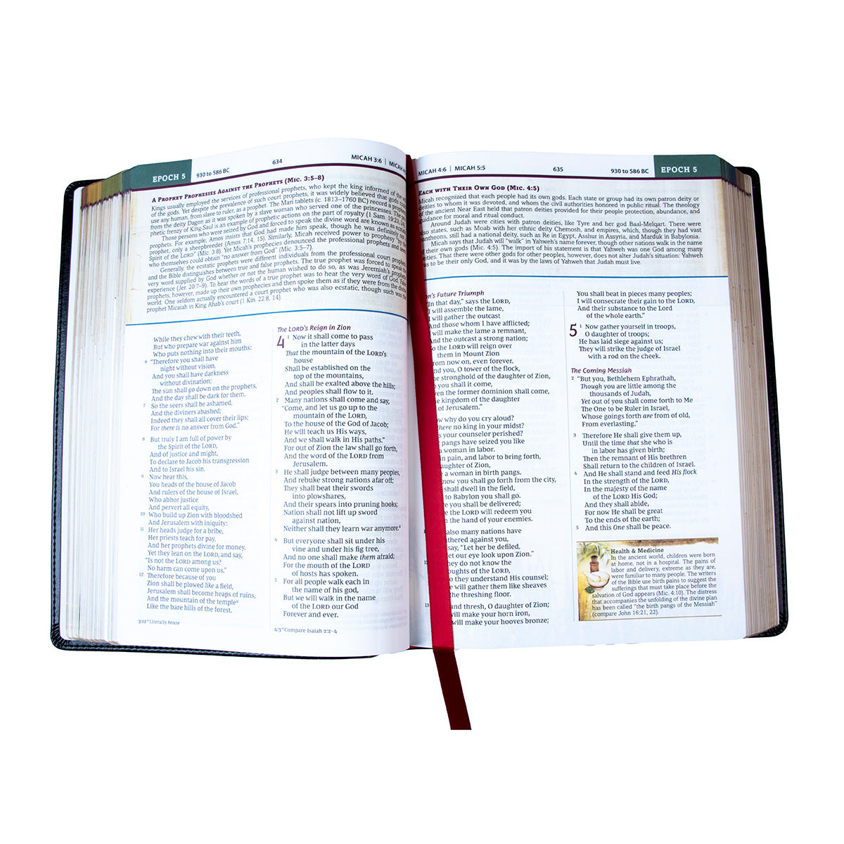 NKJV Chronological Study Bible Black (Comfort Print)(Imitation Leather)