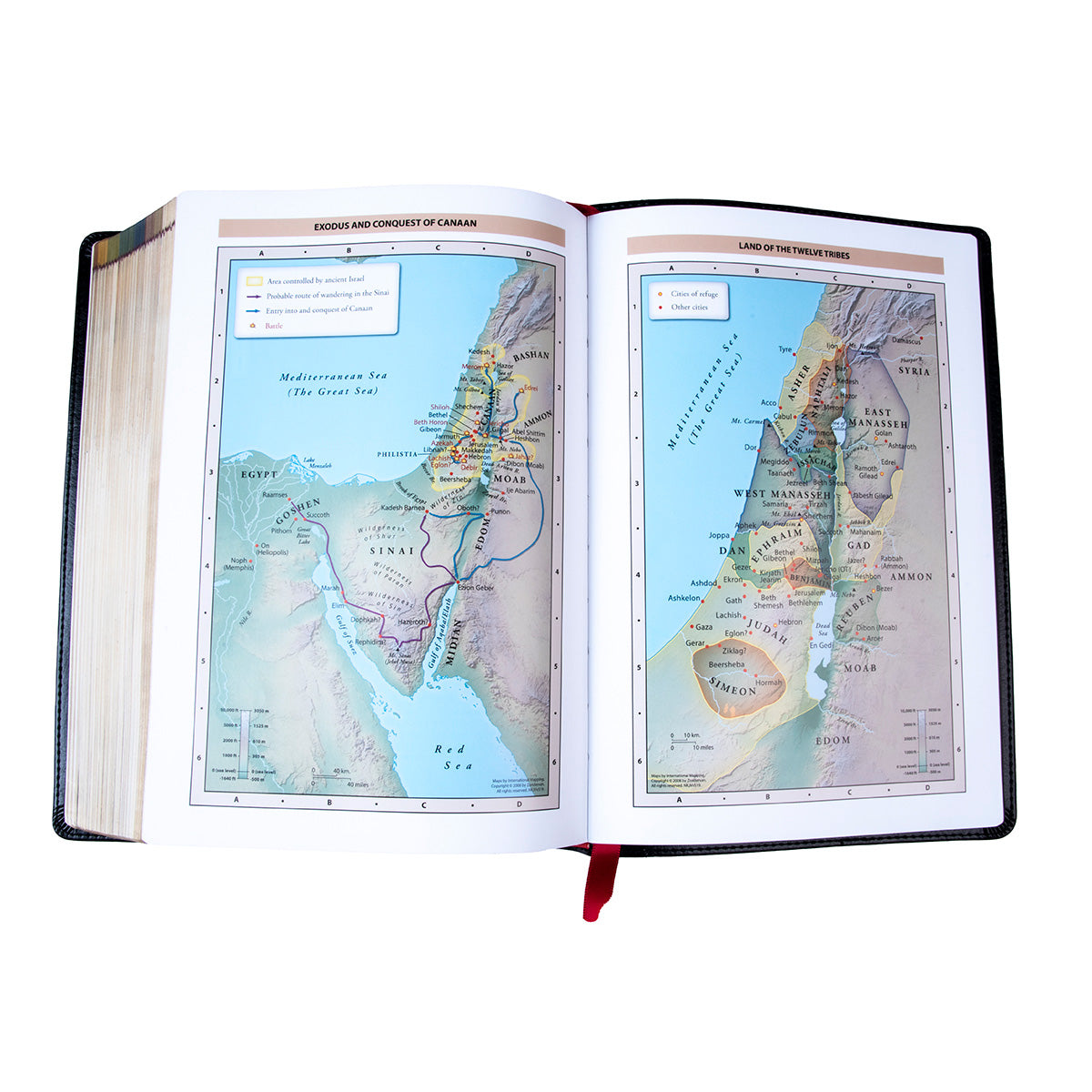 NKJV Chronological Study Bible Black (Comfort Print)(Imitation Leather)