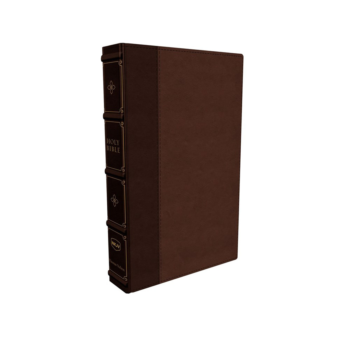NKJV Verse-By-Verse Reference Large Print Brown (Comfort Print)(Maclaren Series)(Imitation Leather)