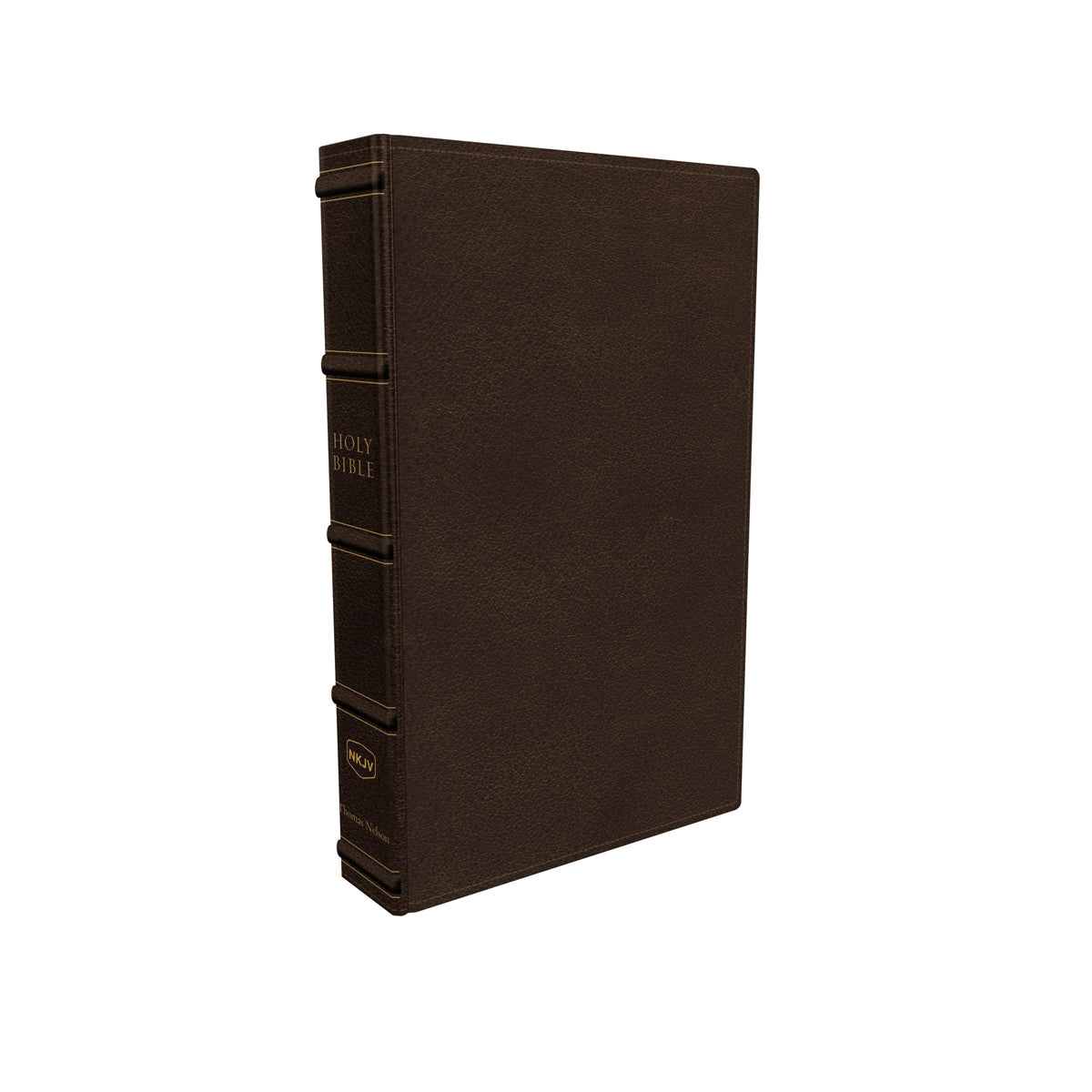 NKJV Verse-By-Verse Reference Large Print Brown (Comfort Print)(Maclaren Series)(Genuine Leather)