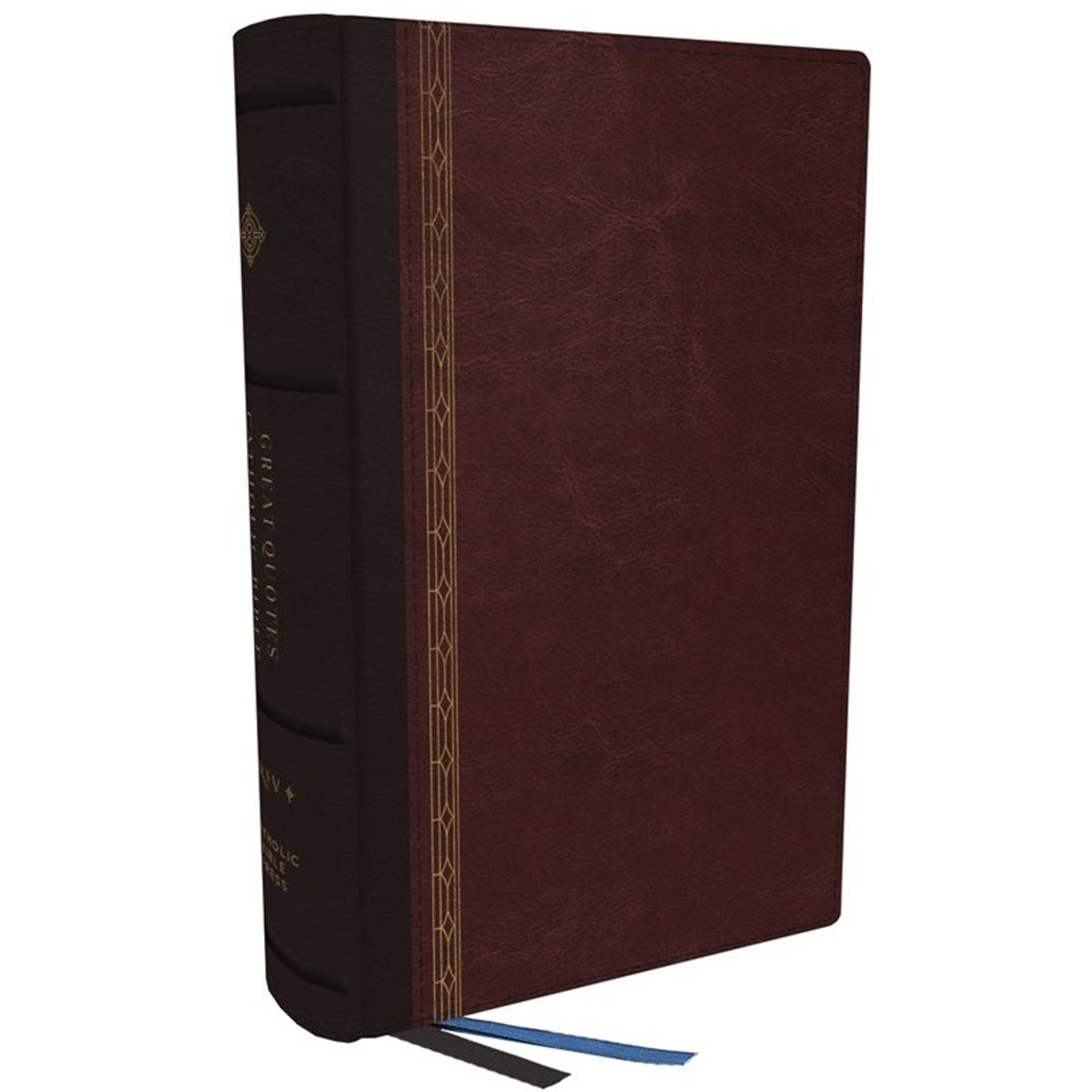 NRSCVE Great Quotes Catholic Bible Burgundy (Comfort Print)(Imitation Leather)