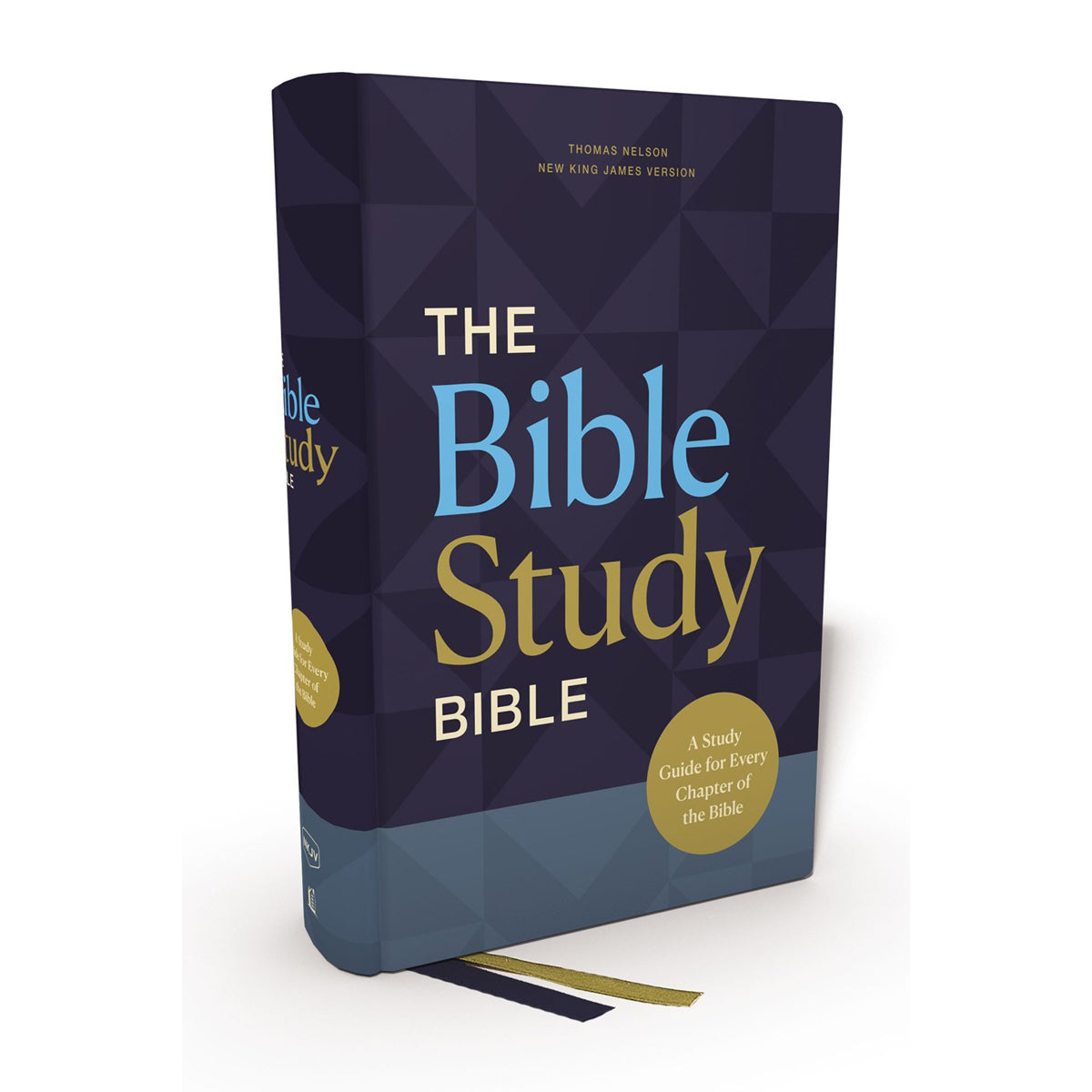 NKJV The Bible Study Bible Comfort Print Navy (Hardcover)
