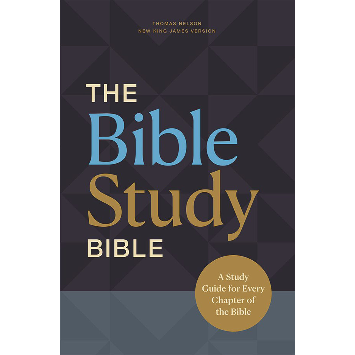 NKJV The Bible Study Bible Comfort Print Navy (Hardcover)