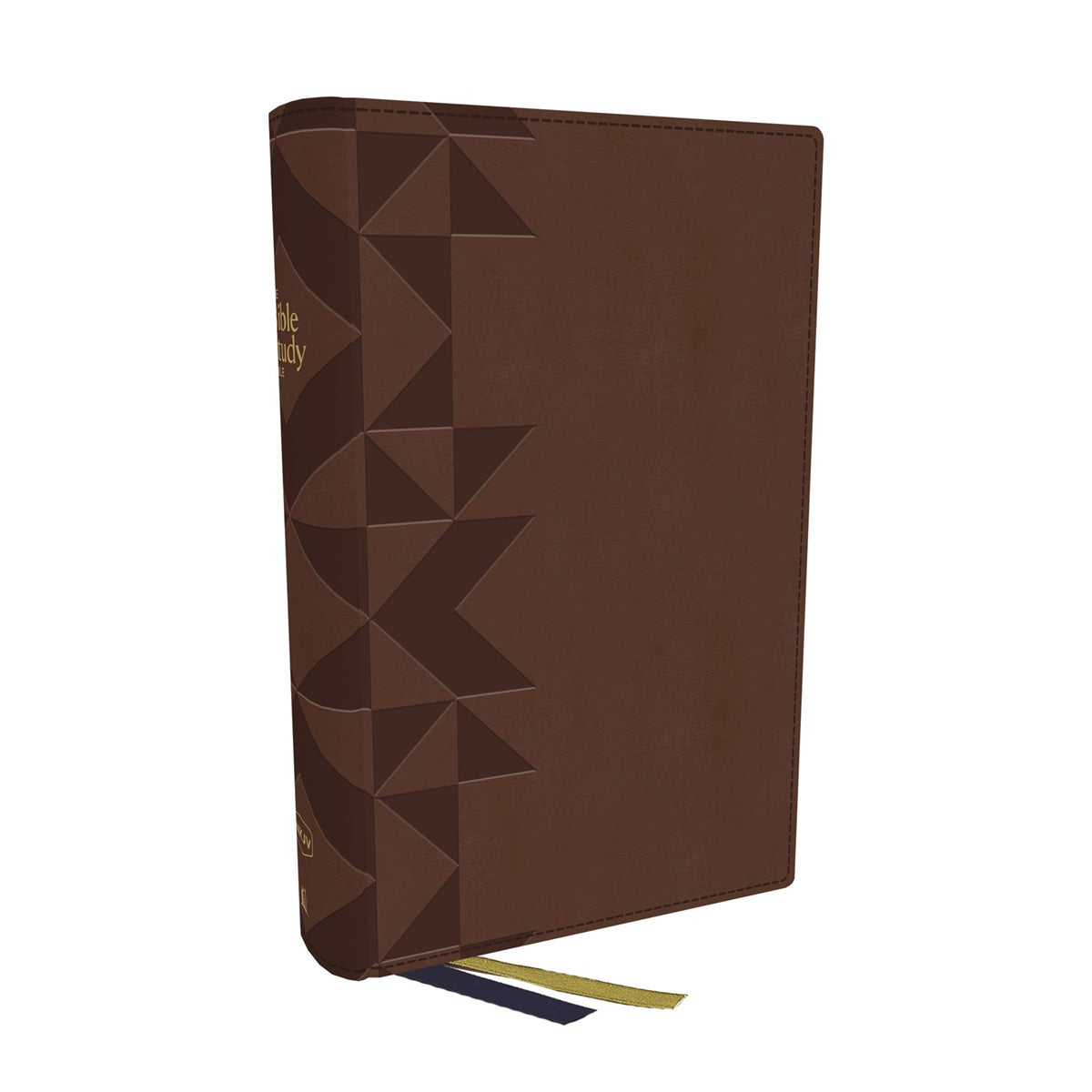 NKJV The Bible Study Bible Brown Comfort Print (Imitation Leather)