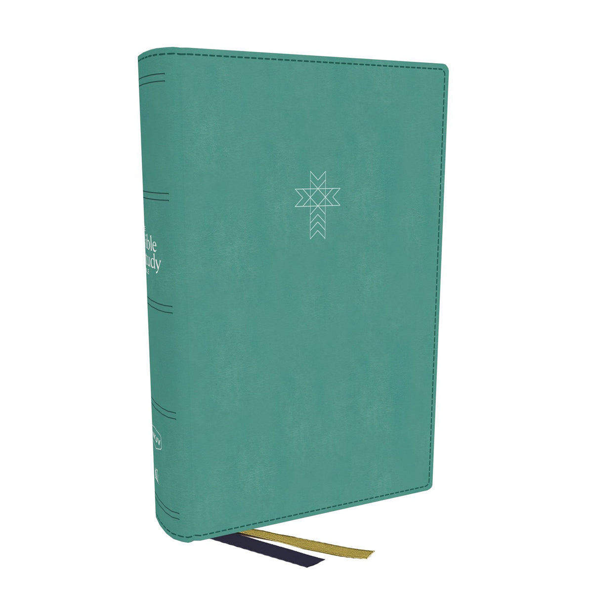 NKJV The Bible Study Bible Turquoise Comfort Print (Imitation Leather)