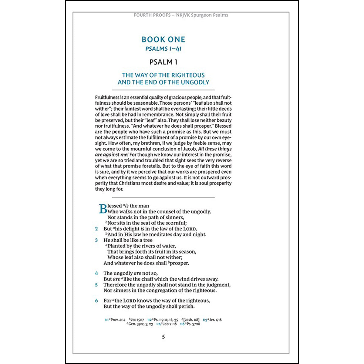 NKJV Spurgeon And The Psalms Brown (Comfort Print)(Maclaren Series)(Imitation Leather)