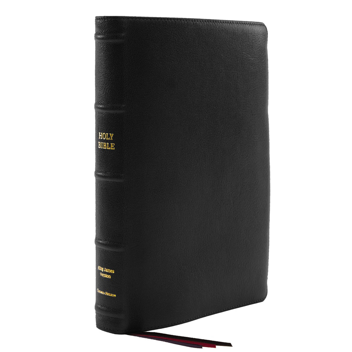 KJV Thinline Bible Large Print Indexed Black (Comfort Print)(Premier Collection)(Genuine Leather)