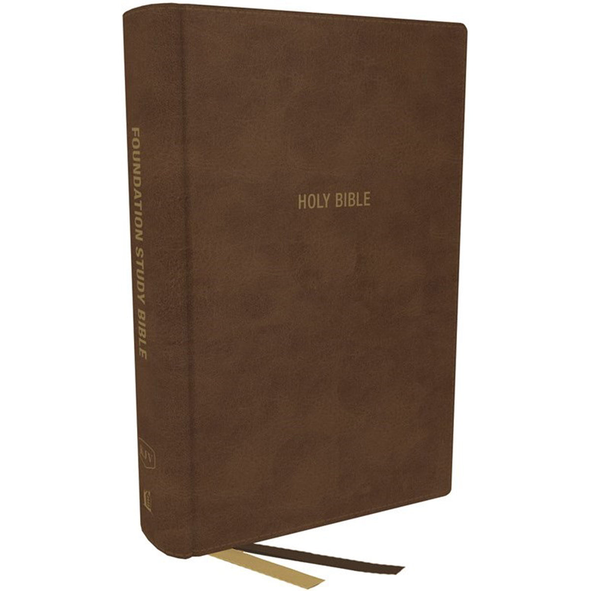 KJV Foundation Study Bible Large Print Red Letter Brown (Comfort Print)(Imitation Leather)