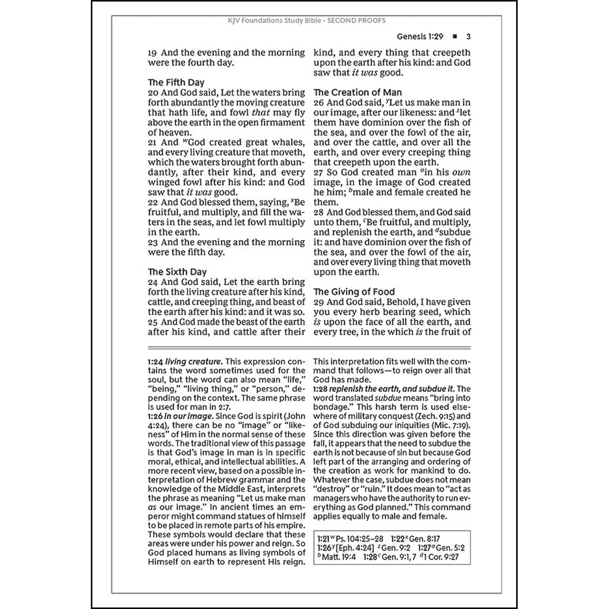 KJV Foundation Study Bible Large Print Red Letter Indexed Brown (Comfort Print)(Imitation Leather)