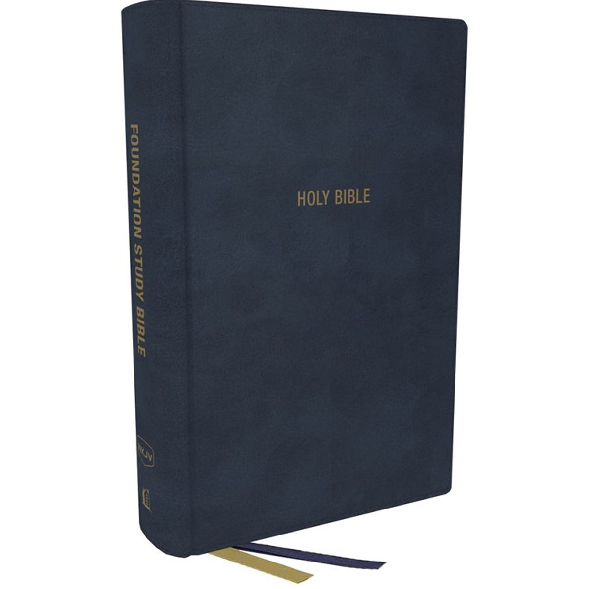 NKJV Foundation Study Bible Large Print Red Letter Indexed Blue (Comfort Print)(Imitation Leather)
