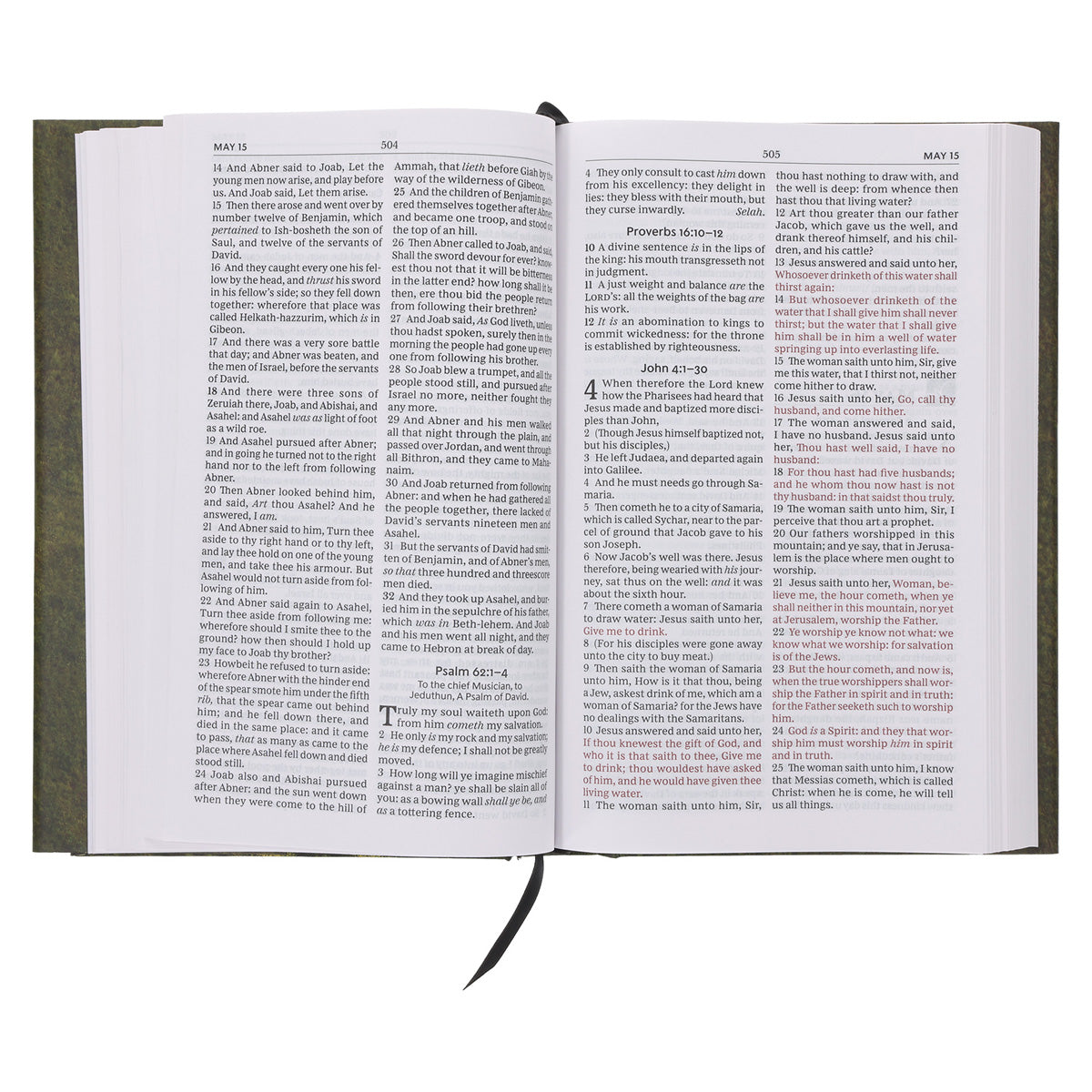 KJV Everyday Bible Red Letter Comfort Print (Hardcover)