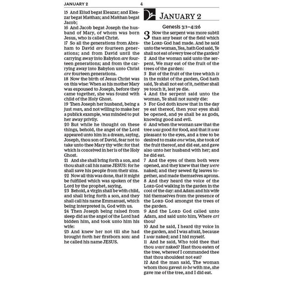 KJV Everyday Bible Red Letter Black Comfort Print (Imitation Leather)