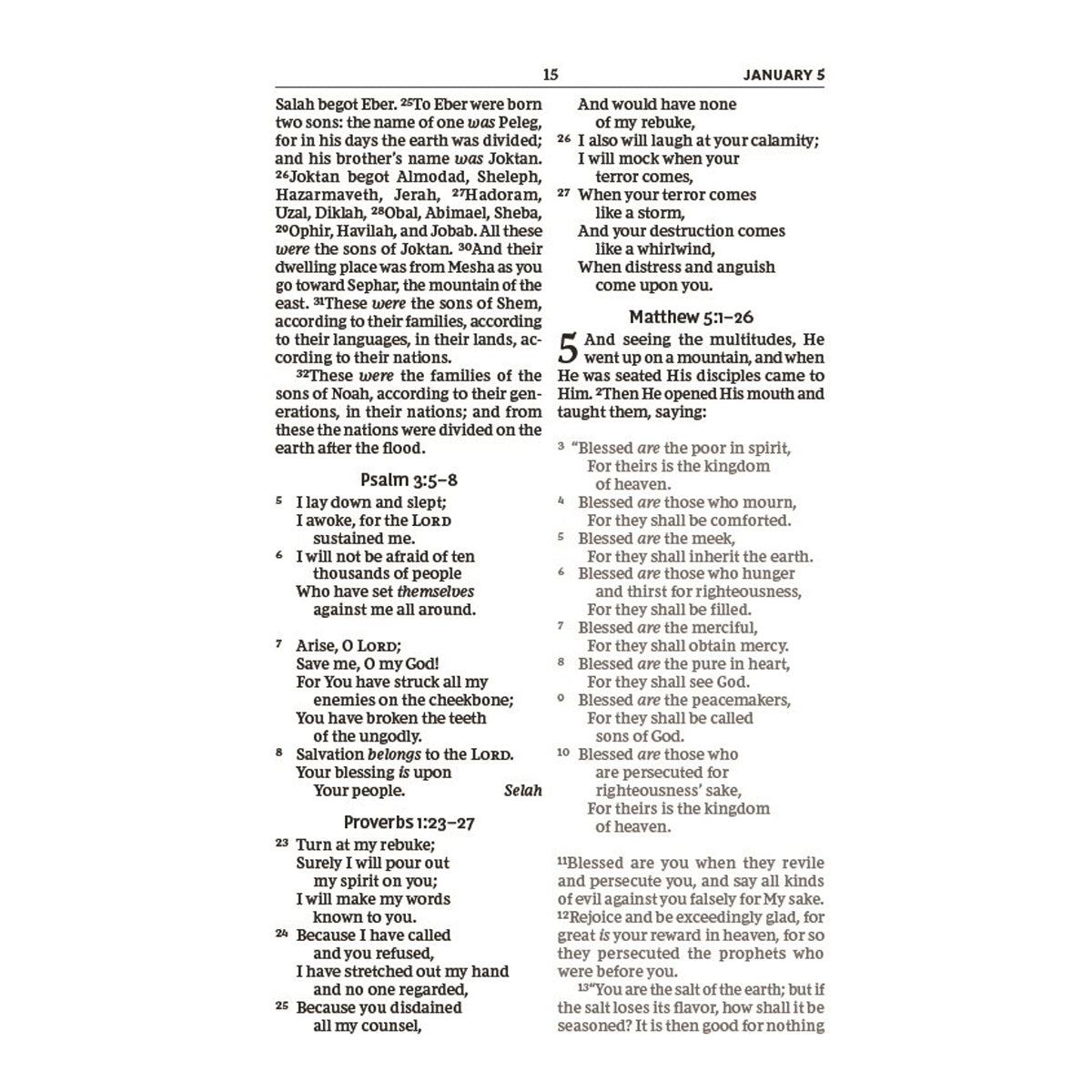 NKJV Everyday Bible Red Letter Comfort Print (Hardcover)