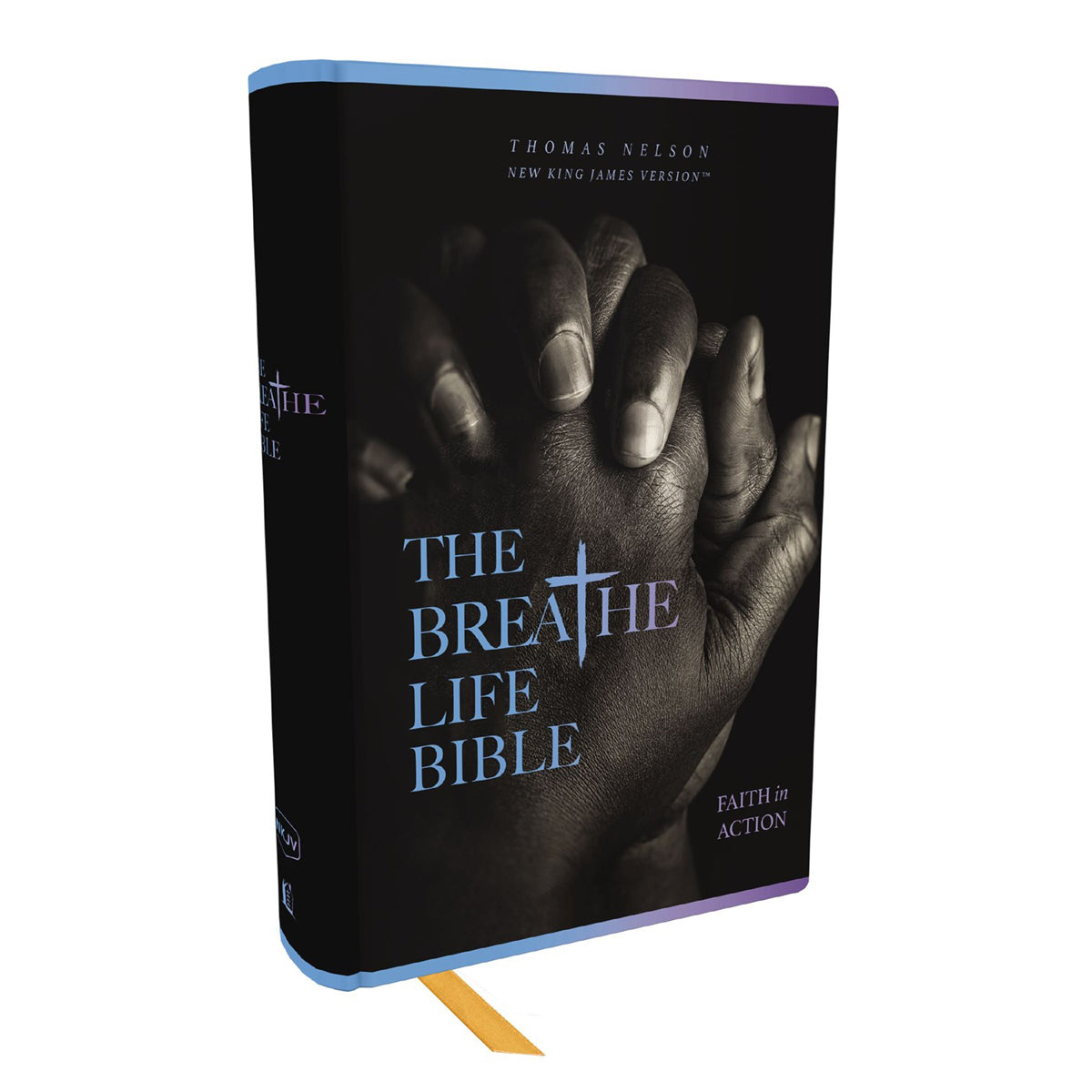 NKJV Black Hardcover The Breathe Life Holy Bible Faith in Action Comfort Print