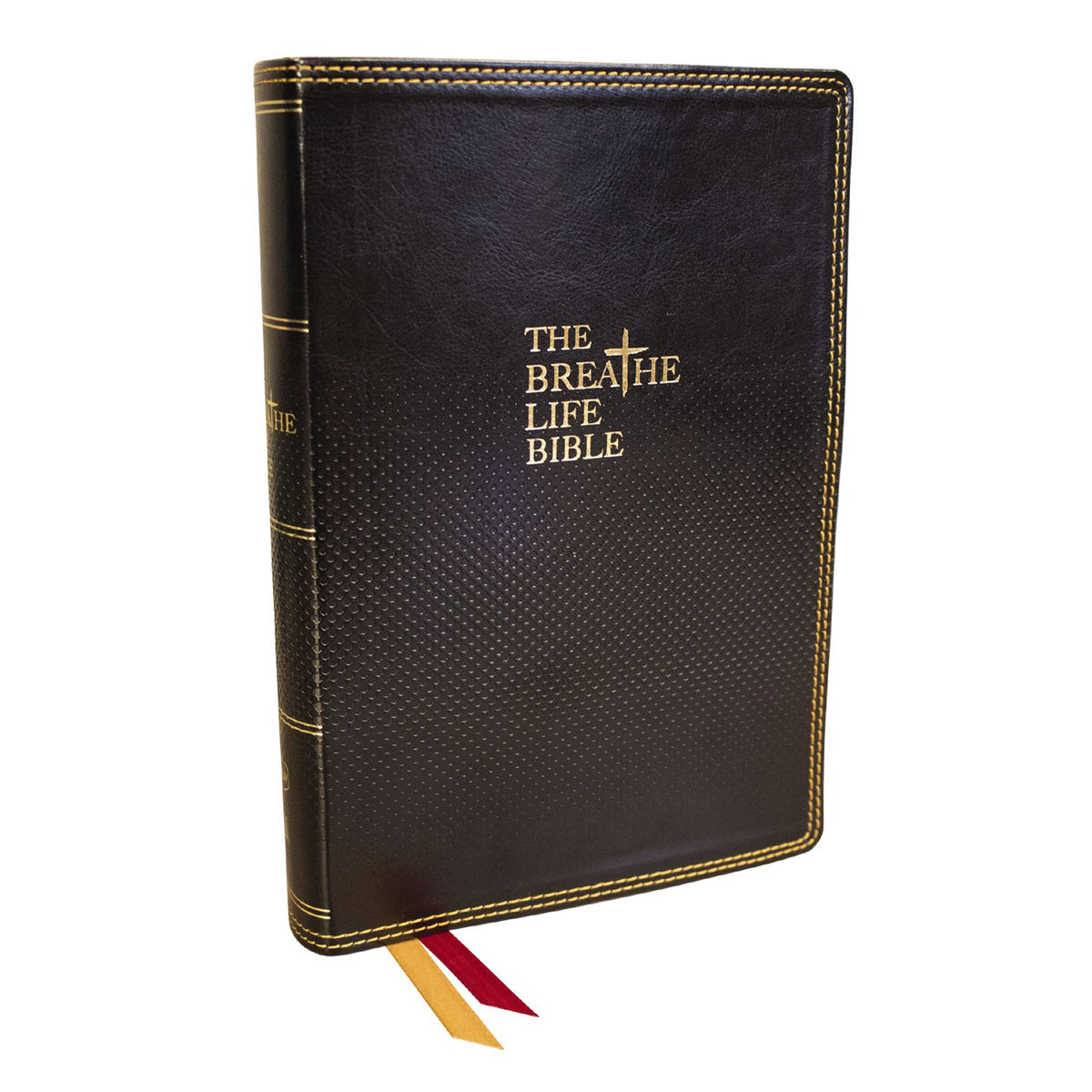 NKJV Black Imitation Leather The Breathe Life Holy Bible Faith in Action Comfort Print Indexed
